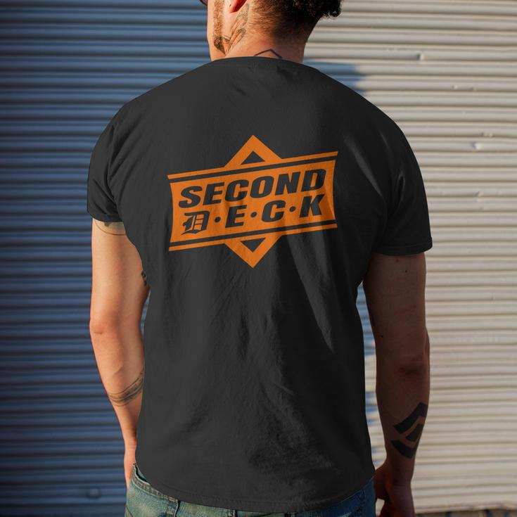 Second Deck T-Shirt Mens Back Print T-shirt Gifts for Him