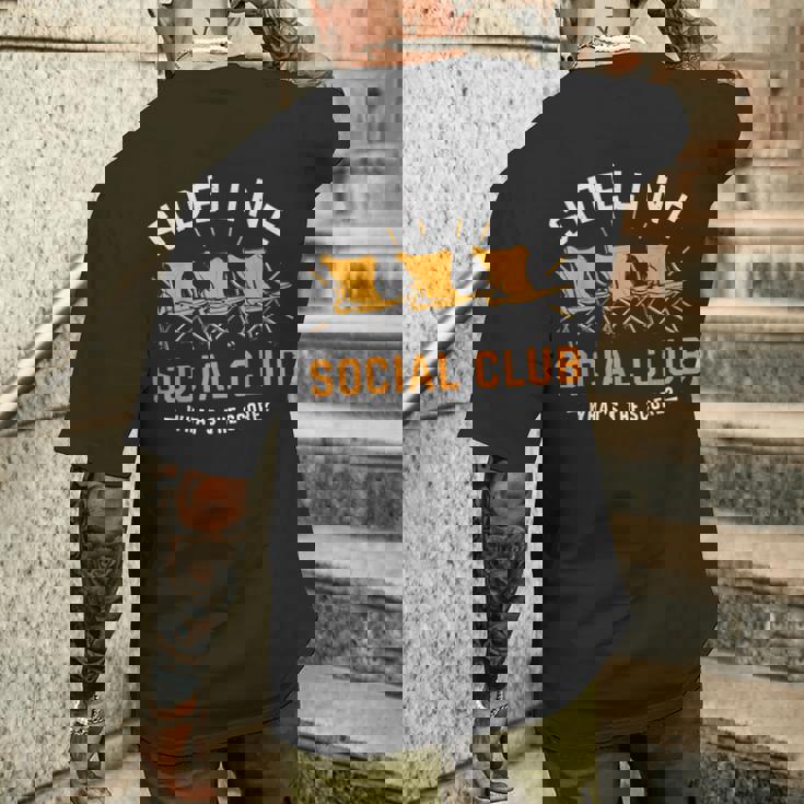 Side Line Social Club Men's T-shirt Back Print Gifts for Him