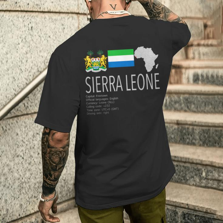 Sierra LeoneMen's T-shirt Back Print Funny Gifts