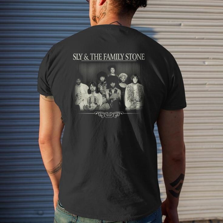 Sly &AmpAmp The Family Stone Frame Mens Back Print T-shirt Gifts for Him