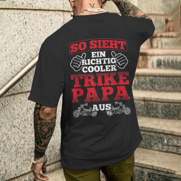 So Sieht Cooler Trike Papa Ausater Trike T-Shirt mit Rückendruck Geschenke für Ihn