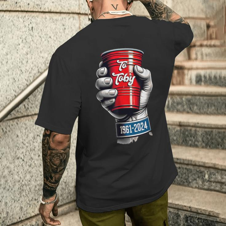 Solo Cup Cheers To Toby Red Solo Cup Men's T-shirt Back Print Gifts for Him