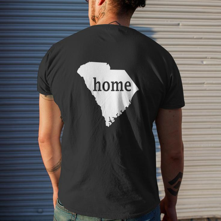 South Carolina Home Mens Back Print T-shirt Gifts for Him