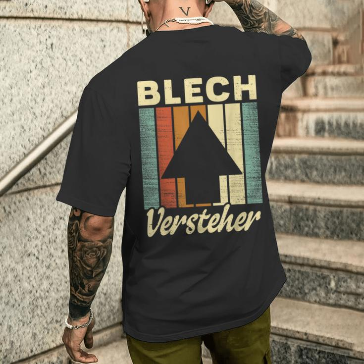 With Spengler Karosseriebauer Plumber Sheet Metal Versteher T-Shirt mit Rückendruck Geschenke für Ihn