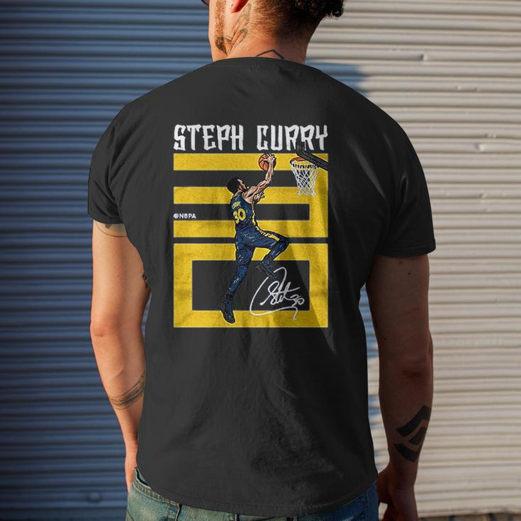 Steph Curry Steph Curry Number Mens Back Print T-shirt Gifts for Him