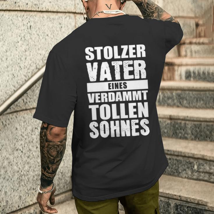 Stolzerater Eineserdammt Tollen Sohnes Kind Papa T-Shirt mit Rückendruck Geschenke für Ihn