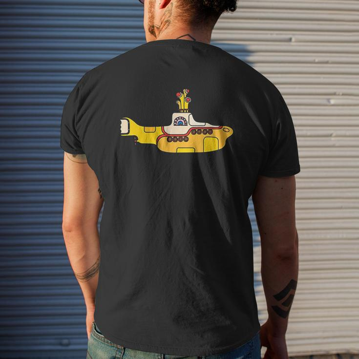 Submarine Art Mens Back Print T-shirt Gifts for Him