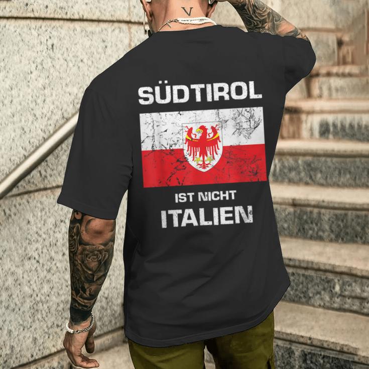 Südtirol Ist Nicht Italien T-Shirt mit Rückendruck Geschenke für Ihn