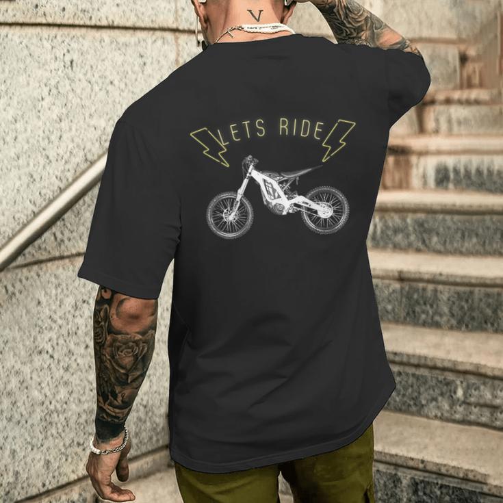 Sur Ron Lass Uns Ride T-Shirt mit Rückendruck Geschenke für Ihn