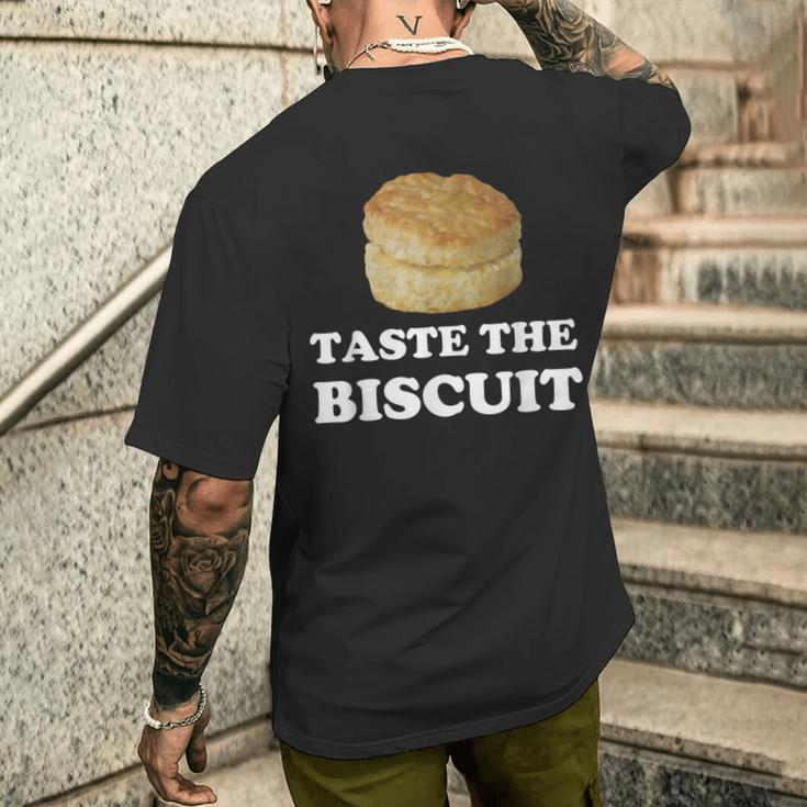 Taste The Biscuit Men's T-shirt Back Print Funny Gifts