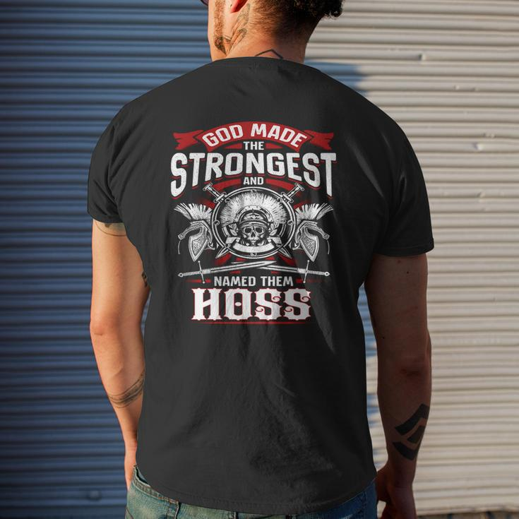 Team Hoss Lifetime Member Legend -HossShirt Hoss Hoodie Hoss Family Hoss Tee Hoss Name Hoss Lifestyle Hoss Shirt Hoss Names Mens Back Print T-shirt Gifts for Him