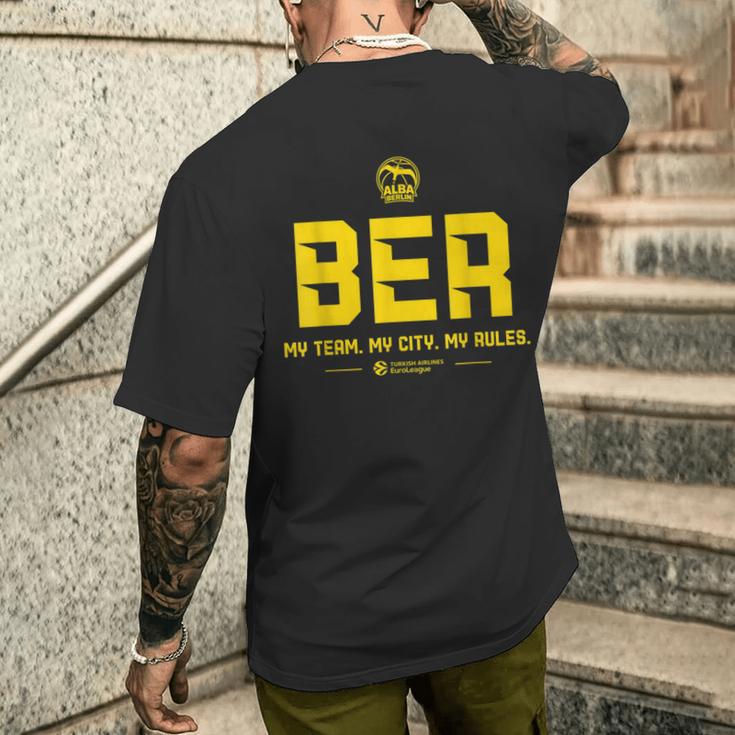 Teams Alba Berlin Dark Blue T-Shirt mit Rückendruck Geschenke für Ihn