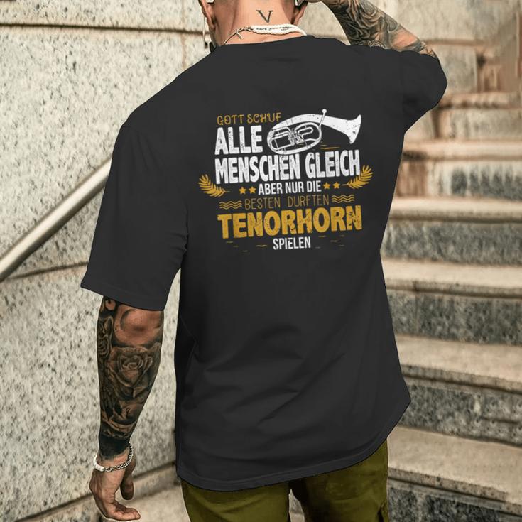 Tenor Horn For Tenor Horns Tenor Horn T-Shirt mit Rückendruck Geschenke für Ihn