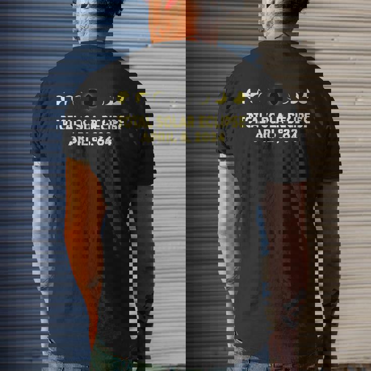 Total Solar Eclipse 2024 Solar Eclipse April 8 2024 Men's T-shirt Back Print Gifts for Him Total Solar Eclipse 2024 Solar Eclipse April 8 2024 Men's T-shirt Back Print Gifts for Him