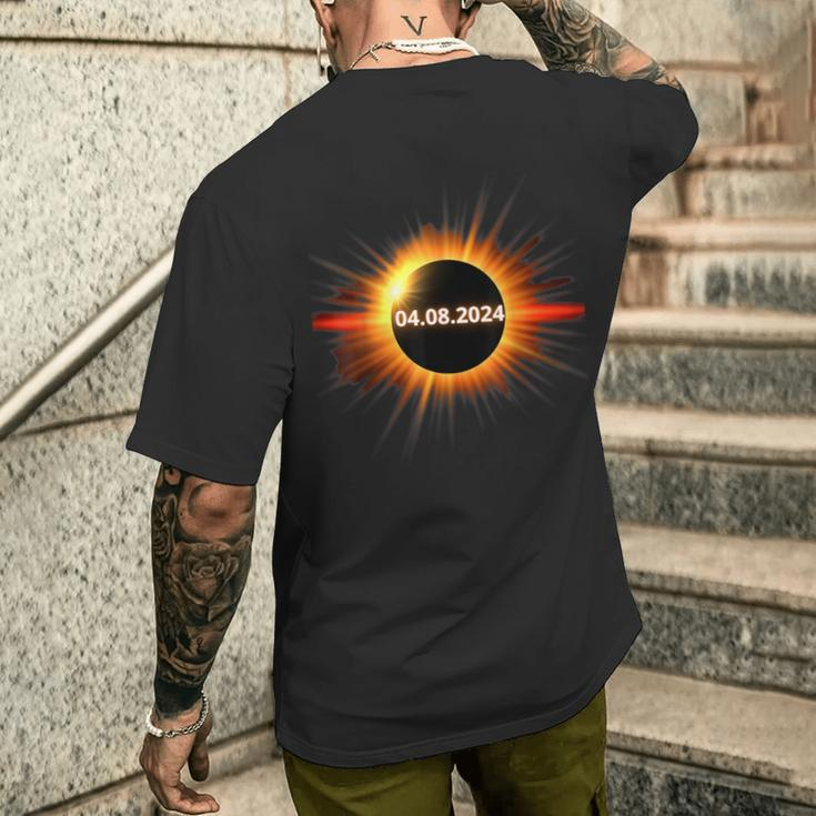 Totality Eclipse 2024 Men's T-shirt Back Print Gifts for Him