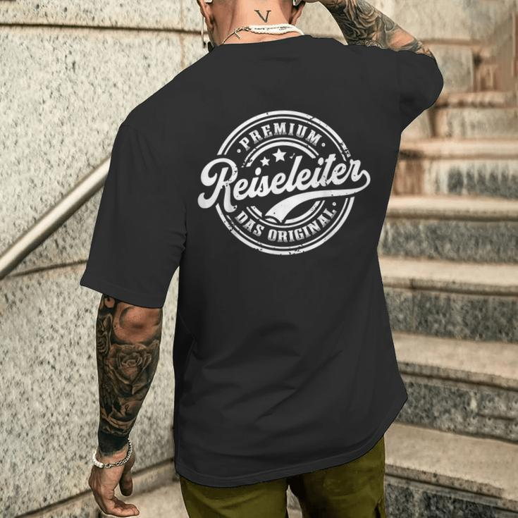 Travel Ladder Original Reiseleitung S T-Shirt mit Rückendruck Geschenke für Ihn