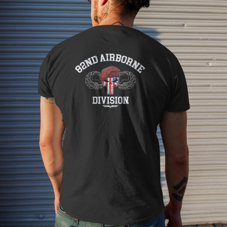 Us Army 82Nd Airborne Division Veterans Day Mens Dad Mens Back Print T-shirt Gifts for Him