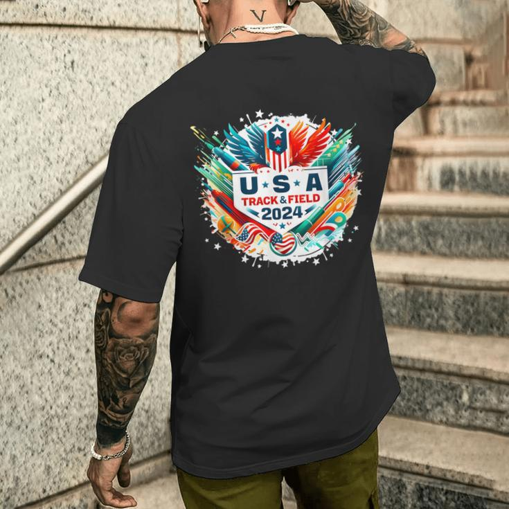 Usa 2024 Go United States Running American Sport 2024 Usa Men's T-shirt Back Print Gifts for Him