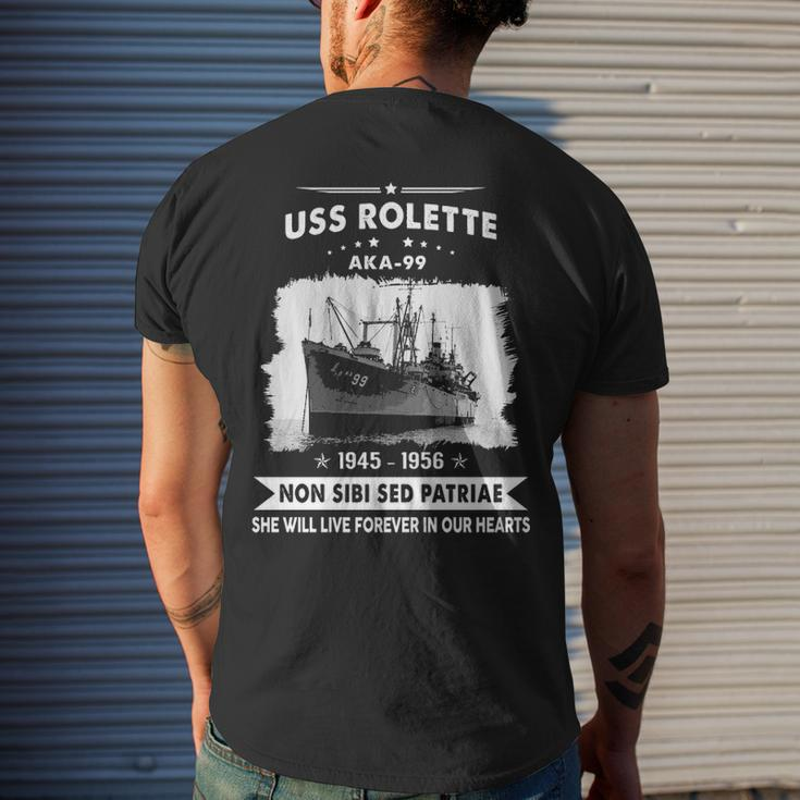 Uss Rolette Aka Men's T-shirt Back Print Gifts for Him