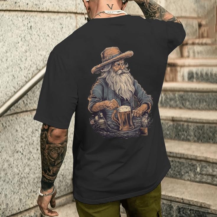 Vatertagsgeschenk Oktoberfestatertag Papa Dad Opa T-Shirt mit Rückendruck Geschenke für Ihn