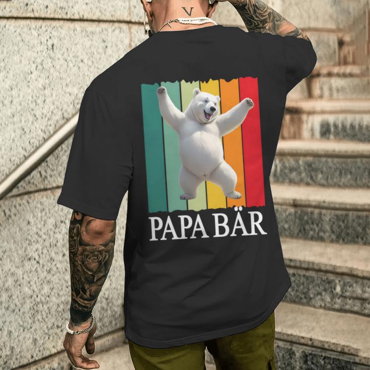 Vatertagsgeschenk Papa Bäratertagater & Opa Geschenk T-Shirt mit Rückendruck Geschenke für Ihn