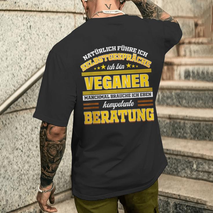 Vegan Dadegan eggie Fatheregan Diet T-Shirt mit Rückendruck Geschenke für Ihn