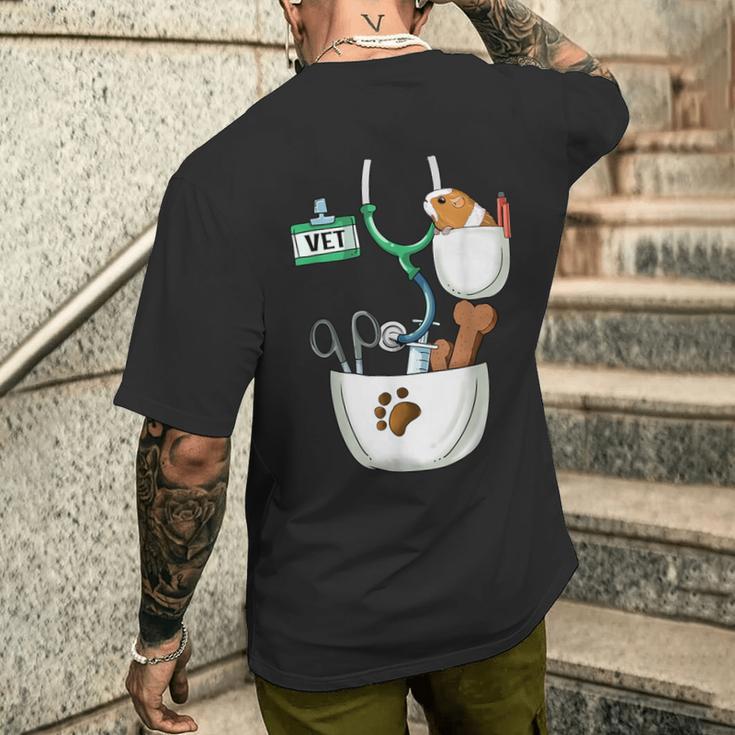 Vet Tech Animal Friends T-Shirt mit Rückendruck Geschenke für Ihn