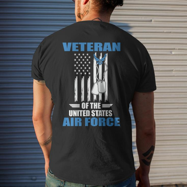 Veteran 2022 Of The Us Air Force Blue Graphic Mens Back Print T-shirt Gifts for Him