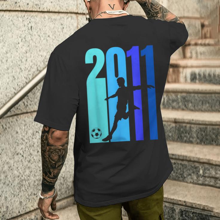 Vintage 2011 Football T-Shirt mit Rückendruck Geschenke für Ihn