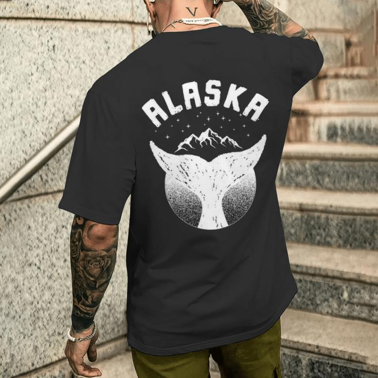Vintage Alaska Alaska Is Calling And I Must Go Men's T-shirt Back Print Gifts for Him