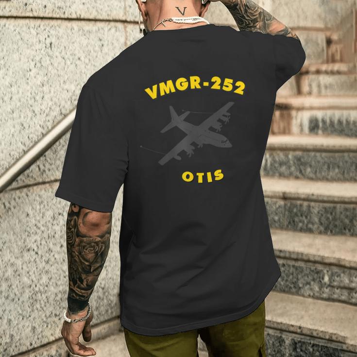 Vmgr-252 Otis Kc-130 Aerial Refueler Transport Squadron Men's T-shirt Back Print Funny Gifts