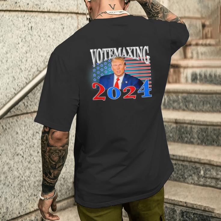 Votemaxxing 2024 T-Shirt mit Rückendruck Geschenke für Ihn