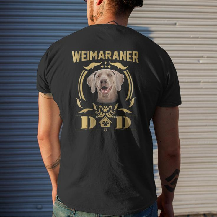 Weimaraner Dad Father's Day 2018 Tee Mens Back Print T-shirt Gifts for Him