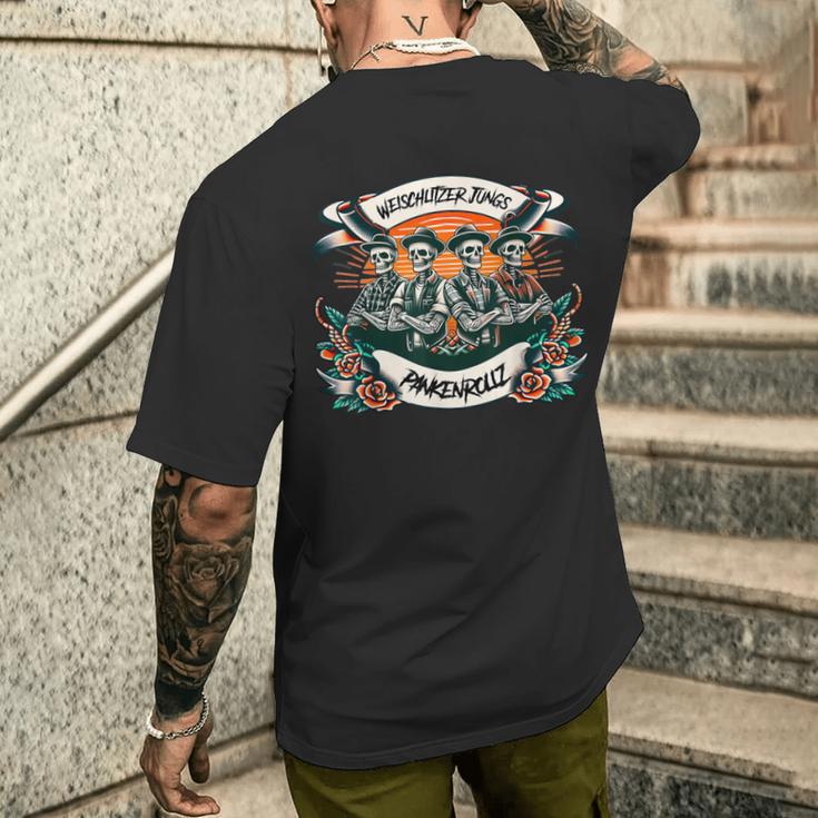 Weischlitzer Jungs Logo 2 T-Shirt mit Rückendruck Geschenke für Ihn