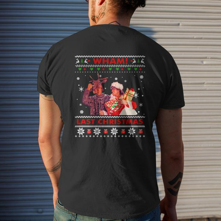 Wham Last Christmas Ugly Mens Back Print T-shirt Gifts for Him