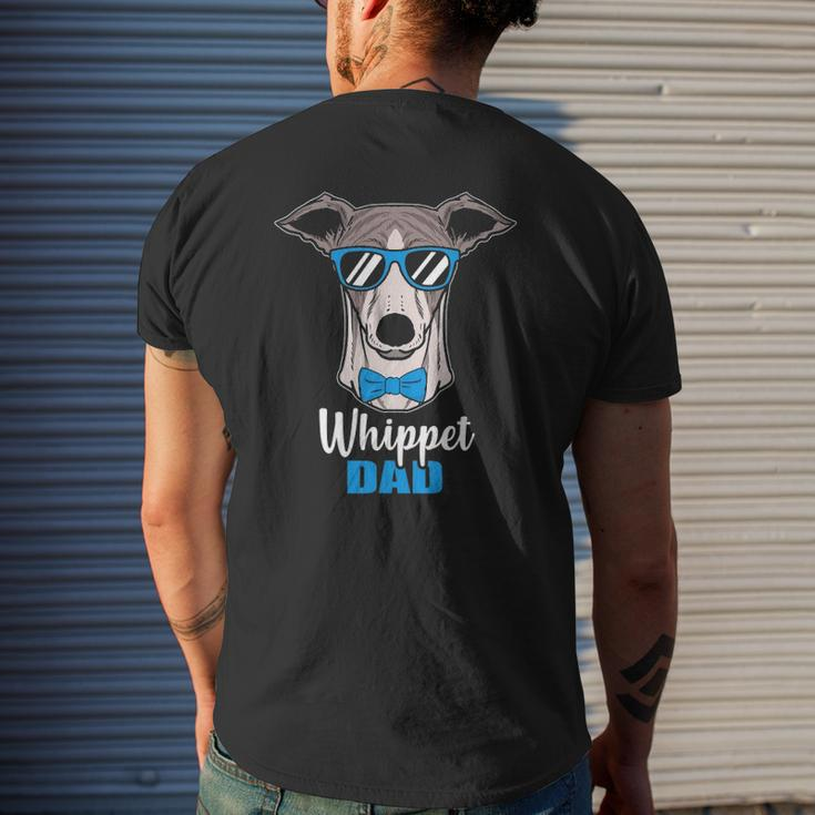 Whippet Dad Idea Proud Dog Owner Mens Back Print T-shirt Gifts for Him
