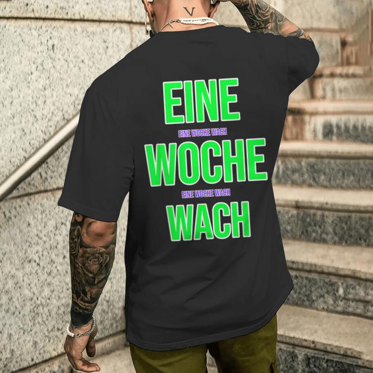 A Woche Wach Party Mallorca Malle T-Shirt mit Rückendruck Geschenke für Ihn