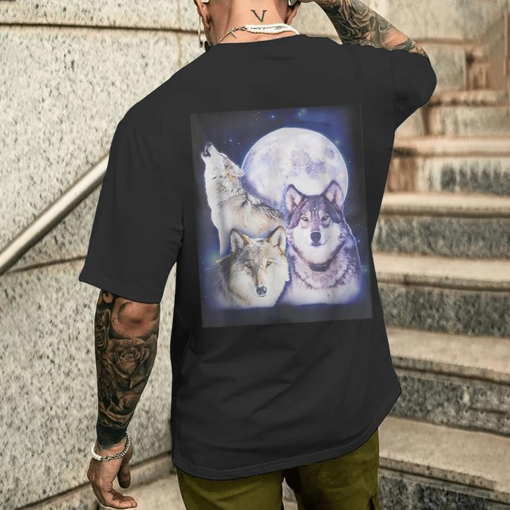 Wolf Moon For Women Men's T-shirt Back Print Gifts for Him