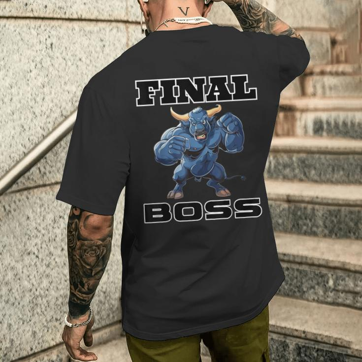 Wrestling's Final Boss Men's T-shirt Back Print Gifts for Him