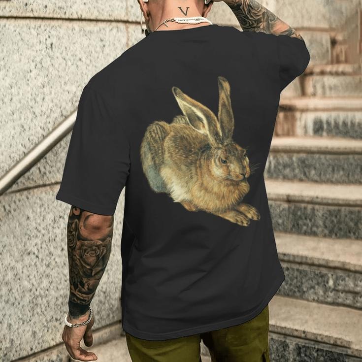 Young Hare By Albrecht Durer T-Shirt mit Rückendruck Geschenke für Ihn