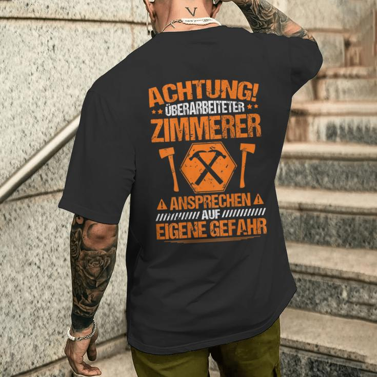 Zimmermann Revised Zimmererer T-Shirt mit Rückendruck Geschenke für Ihn