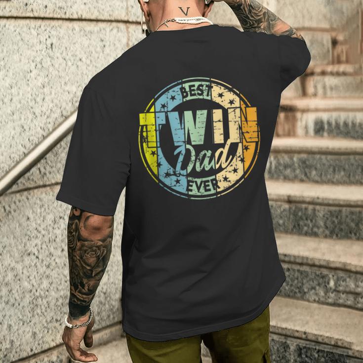 Zwillinge Werdender Papa Zwillingspapa T-Shirt mit Rückendruck Geschenke für Ihn