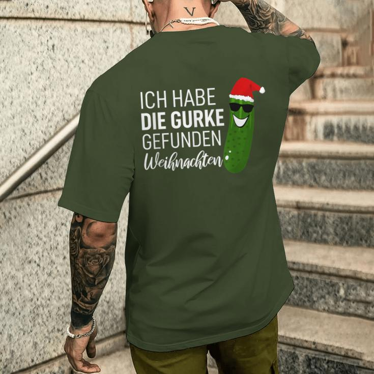 Christmas Cucumber Ich Habe Die Gurke Gefen Ich Habe Die Guarke Find T-Shirt mit Rückendruck Geschenke für Ihn