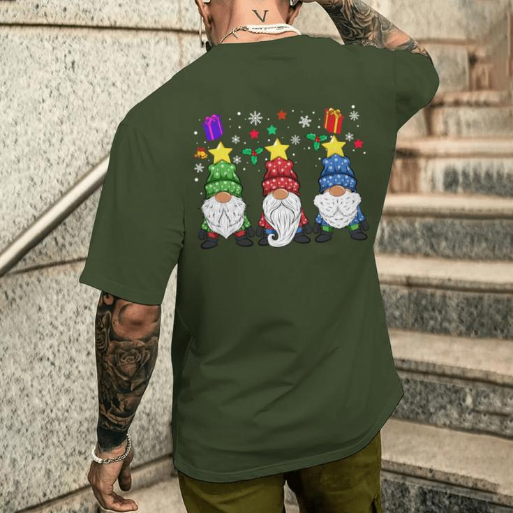Christmas Garden Gnome Christmas Gnome Or Gnome T-Shirt mit Rückendruck Geschenke für Ihn