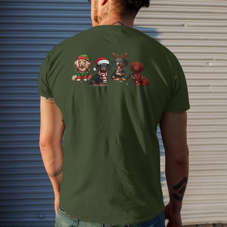 Crusoe And Friends Christmas Time 2023 Men's T-shirt Back Print Gifts for Him