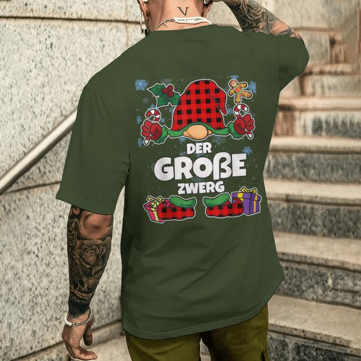 Der Große Zwerg Christmas Giant Grown Dwarf Black T-Shirt mit Rückendruck Geschenke für Ihn
