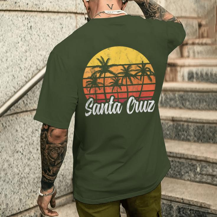 Santa Cruz Retro Vintage 70S 80S California T-Shirt mit Rückendruck Geschenke für Ihn