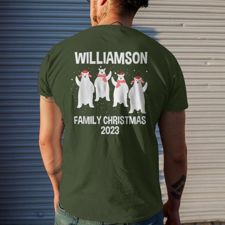 Williamson Family Name Williamson Family Christmas Men's T-shirt Back Print Gifts for Him