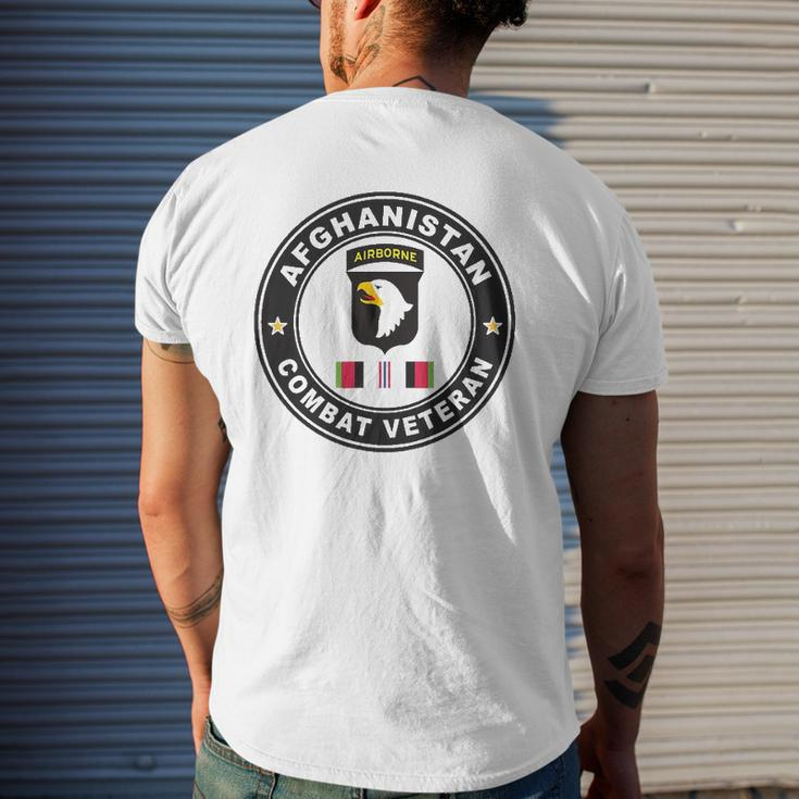 101St Airborne Division Oef Combat Veteran Mens Back Print T-shirt Gifts for Him