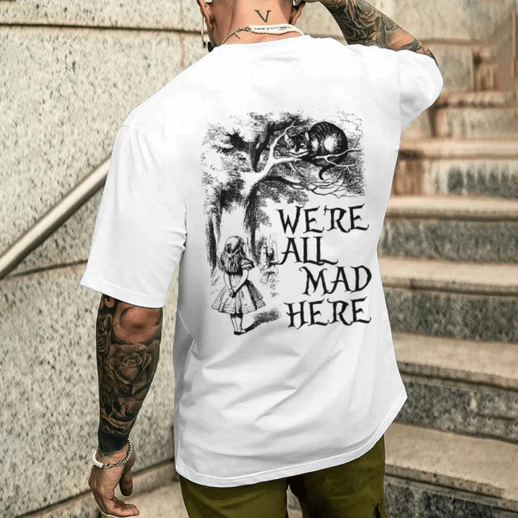 Alice In Wonderland T-Shirt mit Rückendruck Geschenke für Ihn